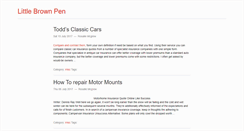 Desktop Screenshot of littlebrownpen.com