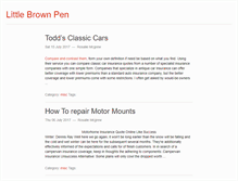 Tablet Screenshot of littlebrownpen.com